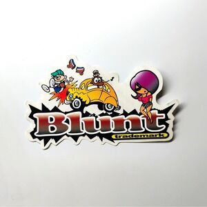 Blunt Clothing Sticker Streetwear Skateboard Classic 1990s Vintage
